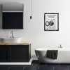 Stupell Industries Giraffes & Laundry Load Black Framed Floater Canvas Wall Art - 2 of 4