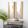 Contemporary Wood Wall Mirror Set of 2 Brown - Olivia & May: Handmade Rectangular Live Edge, No Assembly Required - 2 of 4