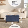 StorageBud Storage Ottoman for Bedroom End of Bed, Faux Leather Storage Bench, Large Storage Ottoman Bench, Entryway Bench with Storage - 4 of 4
