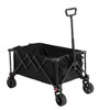 Folding Wagon Cart With All Terrain Wheels, Heavy Duty Garden Carts With Adjustable Handle,Outdoor Utility Wagon For Camping-Cuddlewood - 2 of 4
