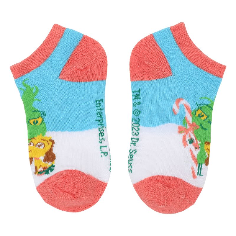 Youth Grinch Ankle Socks 6-Pack, 3 of 7
