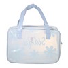 Unique Bargains Women's Square Cosmetic Bag Blue 1 Pc - 4 of 4
