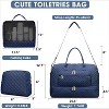 Large Travel Duffel Bag with Shoe Compartment, 3PCS Set for Women, Carry On Overnight, Gym, and Hospital Bag - 2 of 4