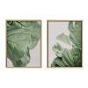 Kate and Laurel Sylvie Plant Study 6 and Plant Study 7 Framed Canvas Set by Alicia Abla, 2 Piece 18x24, Natural - 2 of 4