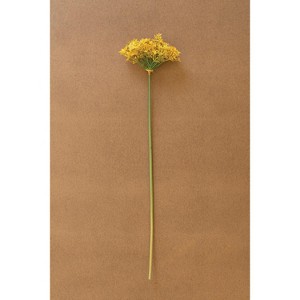 Artificial Yellow Scallion Flower – 31" Tall Faux Floral Stem by Kalalou - 1 of 3