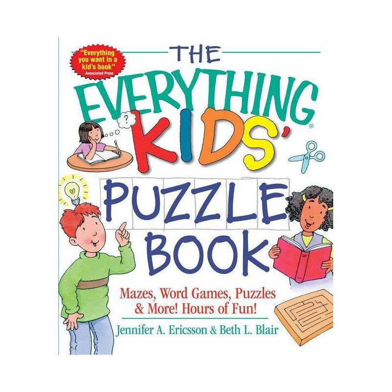 The Everything Kids' Puzzle Book - (Everything(r) Kids) by  Jennifer A Ericsson & Beth L Blair (Paperback), 1 of 2