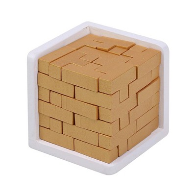Probe Hues Gold 3D Wooden Cognitive Puzzle