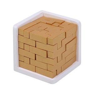 Probe Hues Gold 3D Wooden Cognitive Puzzle - 1 of 3