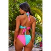 Moda Minx Sweet Like Candy 'Dolly Mix' Contrast Cut-Out Crystal Swimsuit - 3 of 4