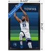 Trends International NBA Minnesota Timberwolves - Karl-Anthony Towns 23 Framed Wall Poster Prints - 3 of 4