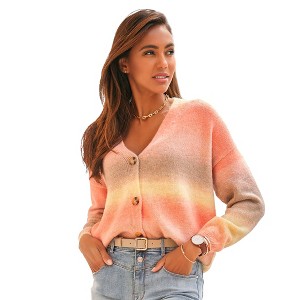 Women's Ombre Cardigan - LASCANA - 1 of 4