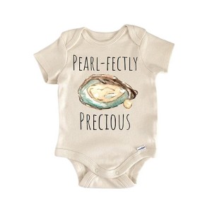 Oyster Clam Seafood Beach - Baby Boy Girl Clothes Infant Onesie® Funny Cute Newborn GS1 - 1 of 4