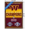 Trends International NFL Washington Commanders - Champions 23 Framed Wall Poster Prints - 3 of 4