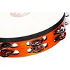 MEINL Traditional Goat-Skin Wood Tambourine Two Rows - 3 of 4