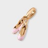 14K Gold Dipped Ballet Slippers Charm - A New Day™ Gold/Pink - 2 of 2