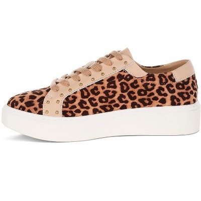 Женские кроссовки Rag & Co Womens Flippin Studded Leopard Print Chunky Sneakers 7.5 — фото 8