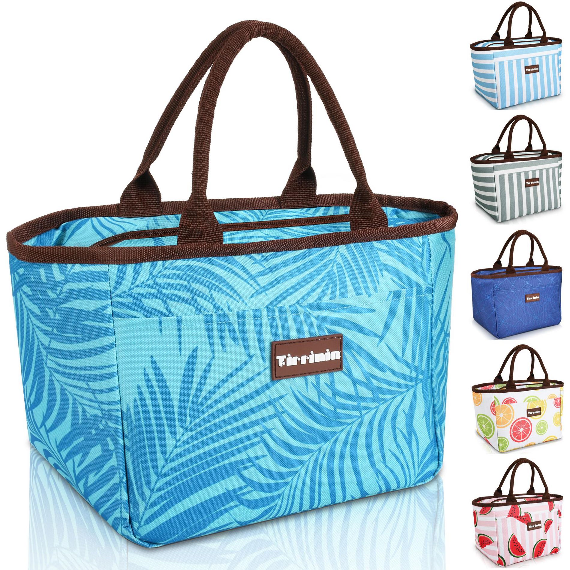 Tirrinia Lunch Bags for Women, Cute Insulated Lunch Tote Bag for Kids, Fashionable Leakproof Lunch Box