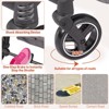 Convertible Baby Stroller, 2 in 1 Foldable Pushchair for Newborn, High Landscape Bassinet Pram, Adjustable Canopy, 5-Point Harness for Toddler - 4 of 4