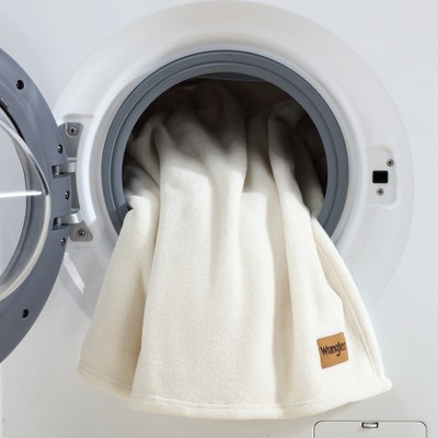 King Ivory Ultra Soft Plush Fleece Reversible Blanket