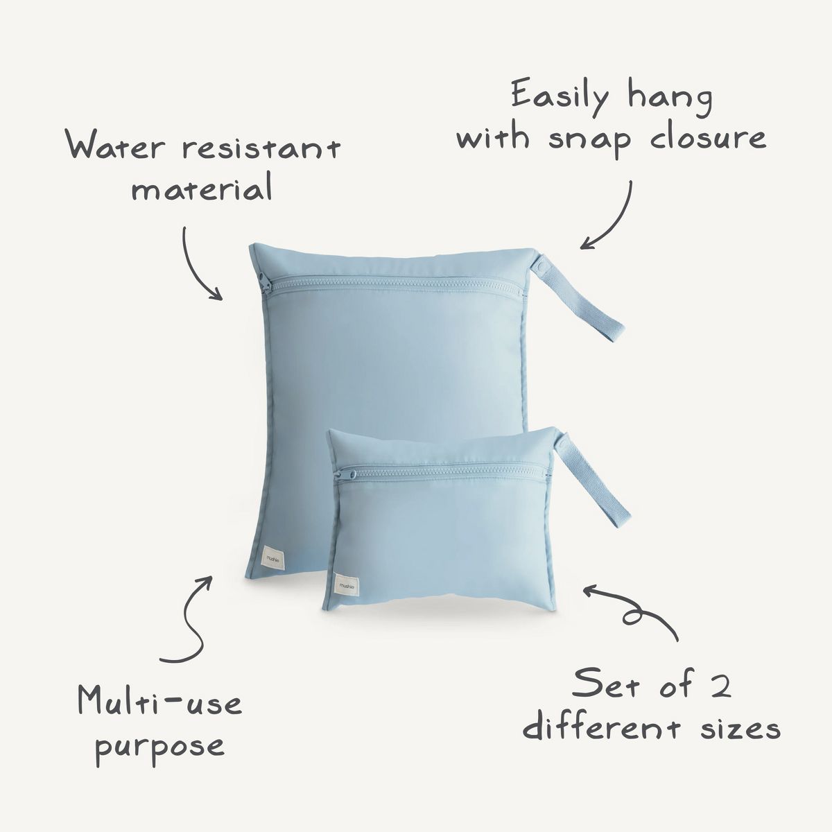 Mushie Water Resistant Wet Bag - thumbnail 2