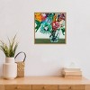 16" x 16" Sherbet Floral Bouquet by A. Fitzsimmons Framed Wall Canvas - Amanti Art: Abstract Botanical Lithograph, Modern Decor - 4 of 4