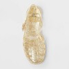 Women's Poppy Ankle Strap Jelly Sandals - Wild Fable™ Light Gold - 3 of 4