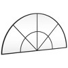 vidaXL Wall Mirror Black 39.4 in.x19.7 in. Arch Iron - 2 of 4