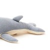 TopComfy Baby and Toddler Learning Toys Knitted Stuffed Dolphin Soft Toy Soft Belly Filling Room Decor Baby Toy Ocean Toy For Kids, Blue, 17"*11"*2" - 4 of 4
