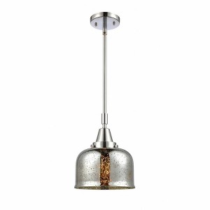 Bell - 1 Light Stem Hung Mini Pendant In Industrial Style-11.13 Inches Tall and 8 Inches Wide - 1 of 1