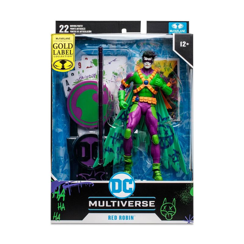 McFarlane Toys DC Multiverse Gold Label Red Robin Jokerized 7&#34; Exclusive Action Figure, 3 of 14