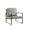 CAVINAS Leather Accent Chair with Mid-Height Backrest and Non-Slip Adsorption Feet,Upholstered Living Room Chairs,Reading Chairs for Living Room - 2 of 4