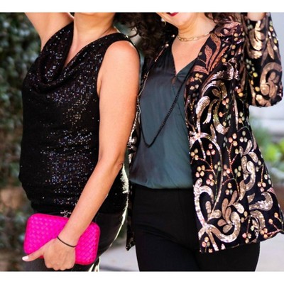 Women's Sparkling Star Tank - M made in Italy