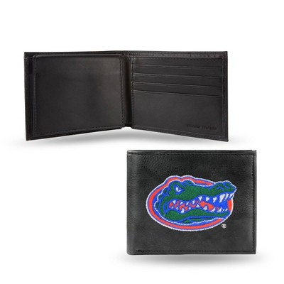 NCAA Florida Gators Embroidered Genuine Leather Billfold Wallet