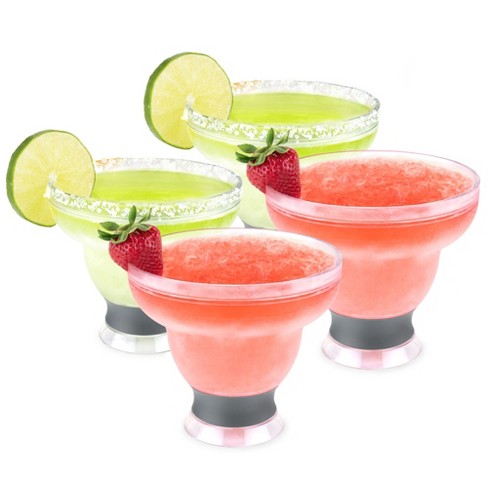 Oneida Mingle Etched Margarita Glasses, Set of 4