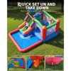 Inflatable Bounce House with Blower, Shark Theme, Slide & Water Pool, Indoor/Outdoor Bouncy Castle for Kids 3-12 - 3 of 4