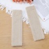 INSPIRE CHIC Women's Faux Fur Fingerless Wrist for Christmas Party Windproof Warmer Plush Gloves 1 Pair - 4 of 4