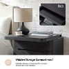 Xavia 3-Drawer Nightstand Set of 2 with Built-in Outlet|ARTFUL LIVING DESIGN-SEADRIFT - 3 of 4