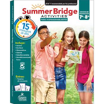 Summer Bridge Activities Spanish 7-8, Grades 7 - 8 - (Paperback)
