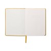 Ruled Journal Vegan Leather with Pocket 6.25"x8.25" Mellow Yellow - DesignWorks Ink: Adult Lined Notebook, Mustard, 192 Pages - 4 of 4