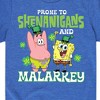 Boys' - SpongeBob Squarepants - Prone To Shenanigans And Malarkey Short Sleeve Graphic T-Shirt - 2 of 4