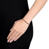EVERLY JEWELRY | Yellow Plated Sterling Silver 5 1/10 CT TGW Garnet Bracelet With Chain, 7.25-inch - 2 of 4