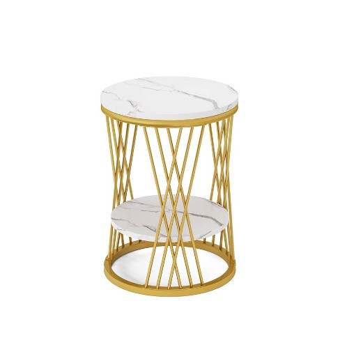 Gold end table target online