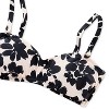 Women's Floral Print Curved Bandeau Bikini Top - Shade & Shore™ Multi - 3 of 3