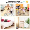 Safstar Foldable Wooden Climbing Triangle Indoor Home Climber w/ Ladder for Toddler Baby - 3 of 4