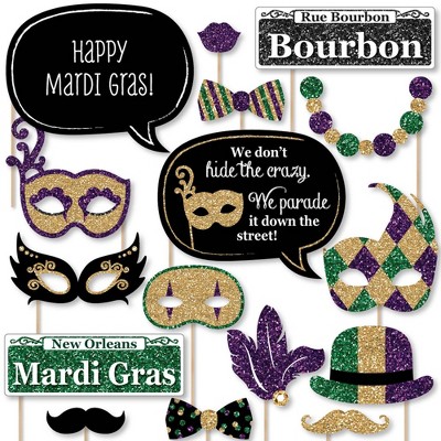 Big Dot of Happiness Mardi Gras - Masquerade Party Decorations - Party  Cupcake Wrappers - Set of 12