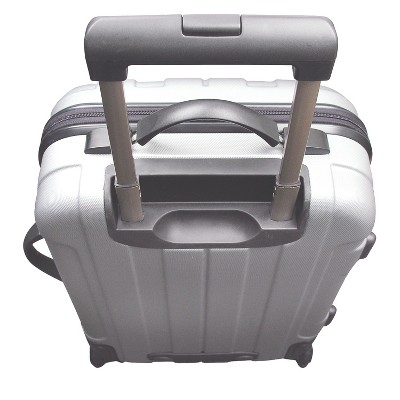 'Traveler's Choice Rome 25'' Suitcase - Silver, Size: Small'