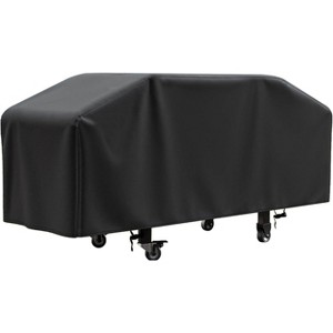 Griddle Cover for Blackstone 36 Inch Griddle and More 4-Burner Flap Top Grills - Waterproof, Lightweight - Click-Close Straps, Black, SHINESTAR - 1 of 4