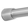 iDESIGN Forma Metal Expandable Constant Tension Bathroom Shower Brushed Stainless Steel - 2 of 4