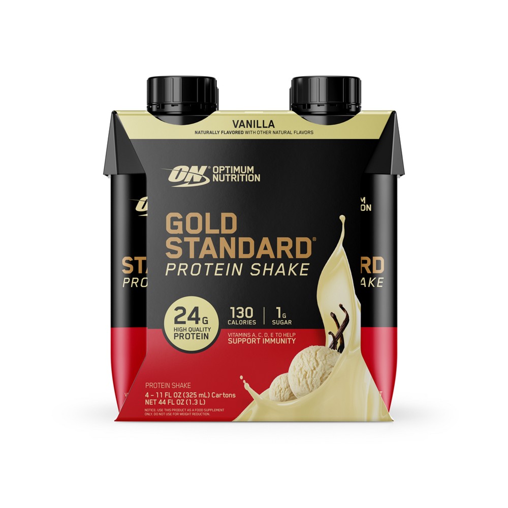 UPC 748927066609 product image for Optimum Nutrition Vanilla RTD Protein Shake 4pk/11oz: Nutritional Liquid, Non-Ca | upcitemdb.com