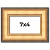 PosterPalooza | Photo Size Traditional Gold Picture Frame - UV Acrylic, Foam Board Backing, Hanging Hardware - 2 of 4